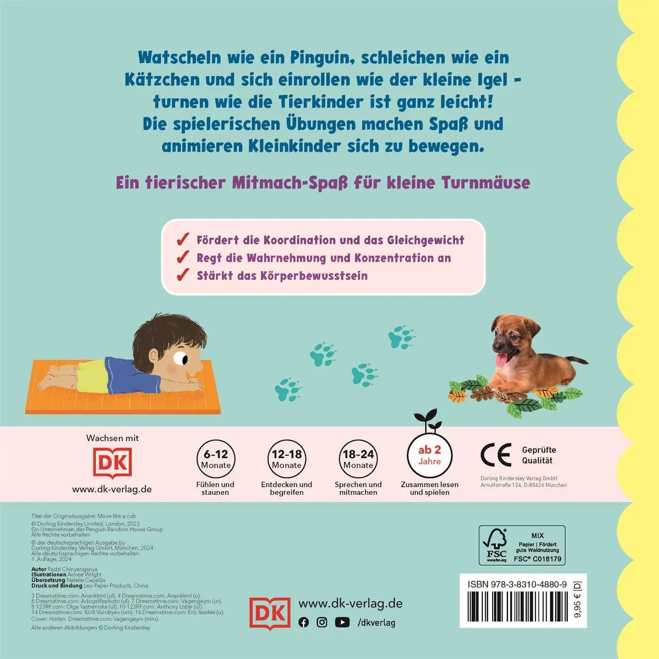 Rückseite: 9783831048809 | Turnen für Minis | Radzi Chinyanganya | Buch | 18 S. | Deutsch | 2024
