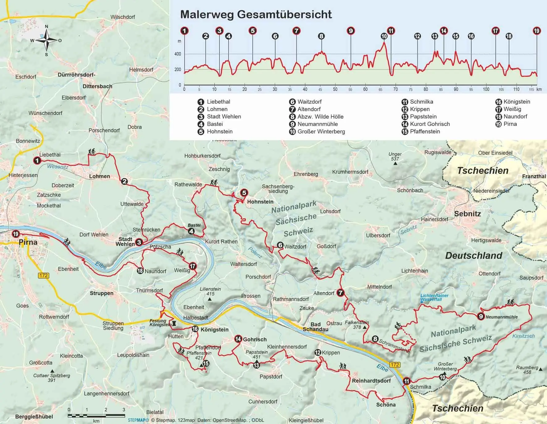 Bild: 9783866868809 | Malerweg | Thorsten Hoyer | Taschenbuch | Outdoor Wanderführer | 96 S.