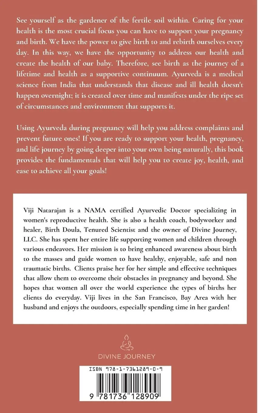 Rückseite: 9781736128909 | Tending To Your Garden | How Ayurveda Can Support A Thriving Pregnancy