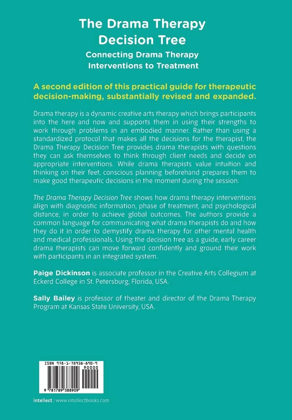Rückseite: 9781789388909 | The Drama Therapy Decision Tree, Second Edition | Dickinson (u. a.)