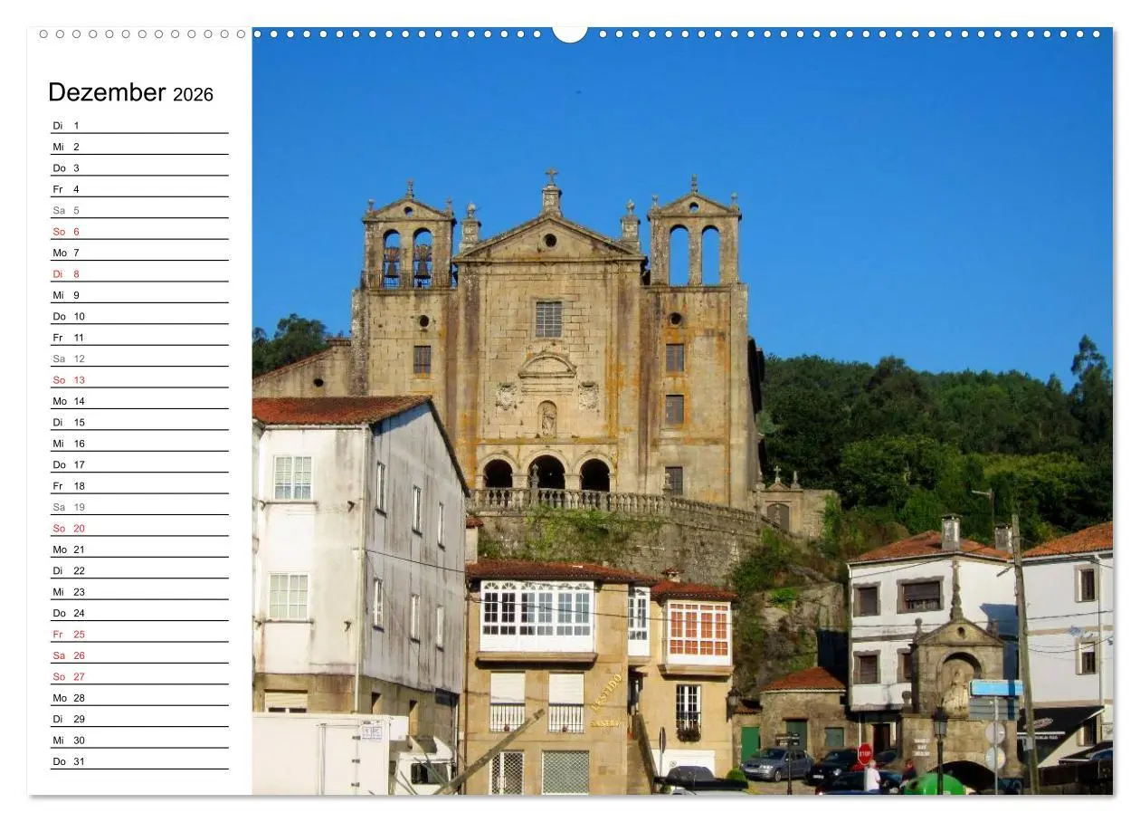 Bild: 9783457988909 | Camino Portugues - Jakobsweg (Wandkalender 2026 DIN A2 quer),...