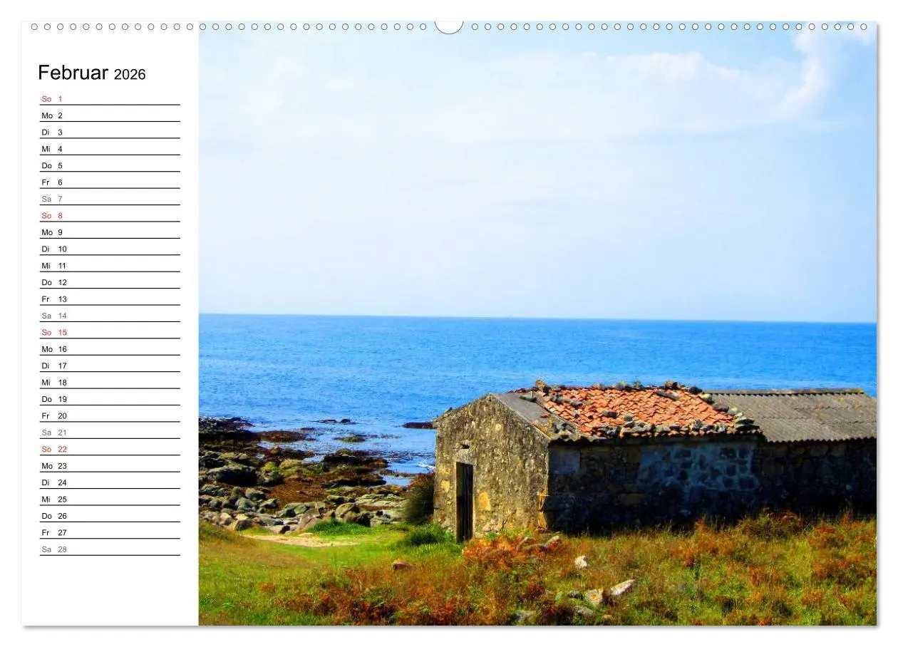 Bild: 9783457988909 | Camino Portugues - Jakobsweg (Wandkalender 2026 DIN A2 quer),...