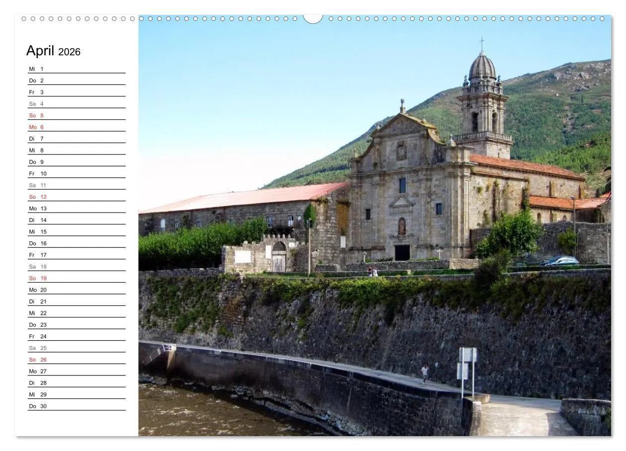 Bild: 9783457988909 | Camino Portugues - Jakobsweg (Wandkalender 2026 DIN A2 quer),...