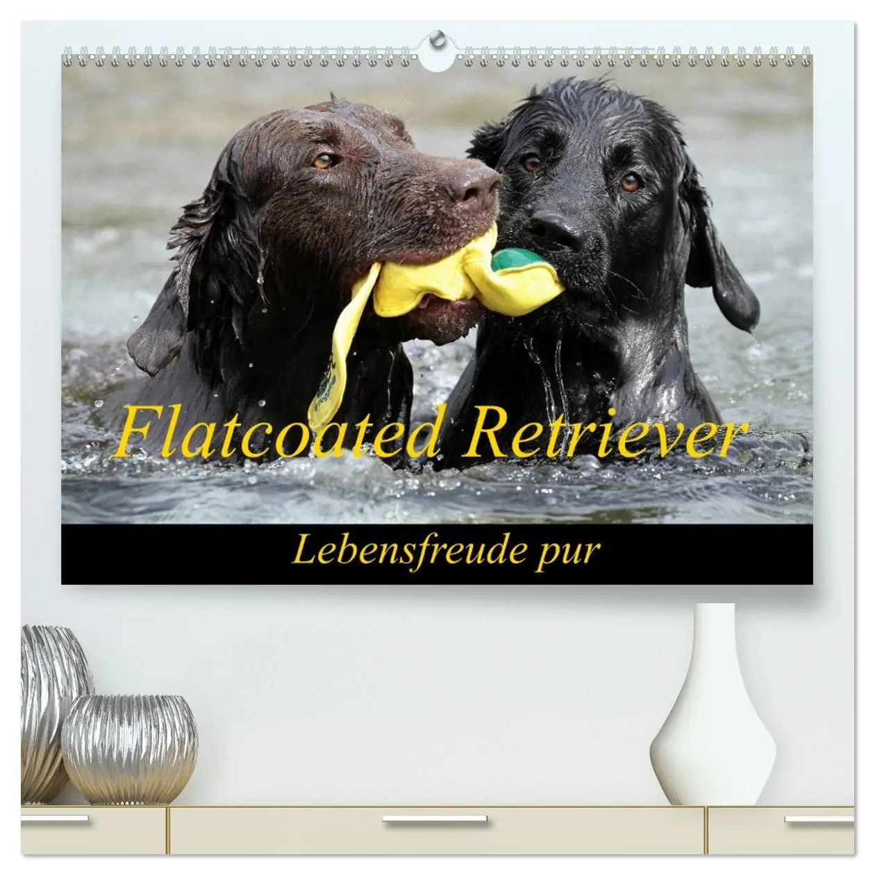 Cover: 9783516148909 | Flatcoated Retriever (hochwertiger Premium Wandkalender 2026 DIN A2...