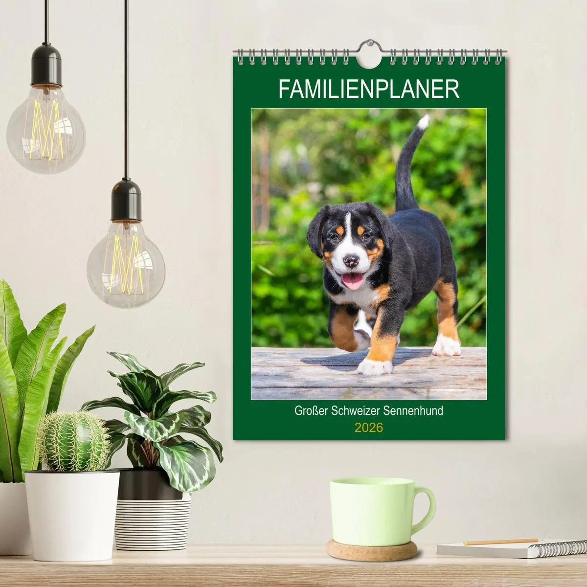 Bild: 9783516388909 | Familienplaner Großer Schweizer Sennenhund (Wandkalender 2026 DIN...