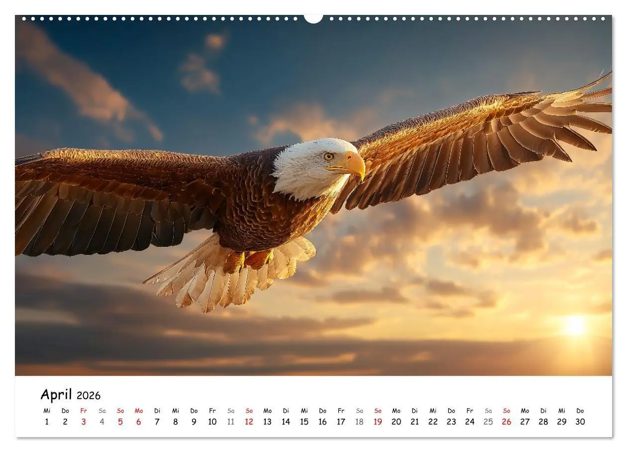 Bild: 9783516698909 | Majestätische Weißkopfseeadler - Der König der Lüfte (Wandkalender...