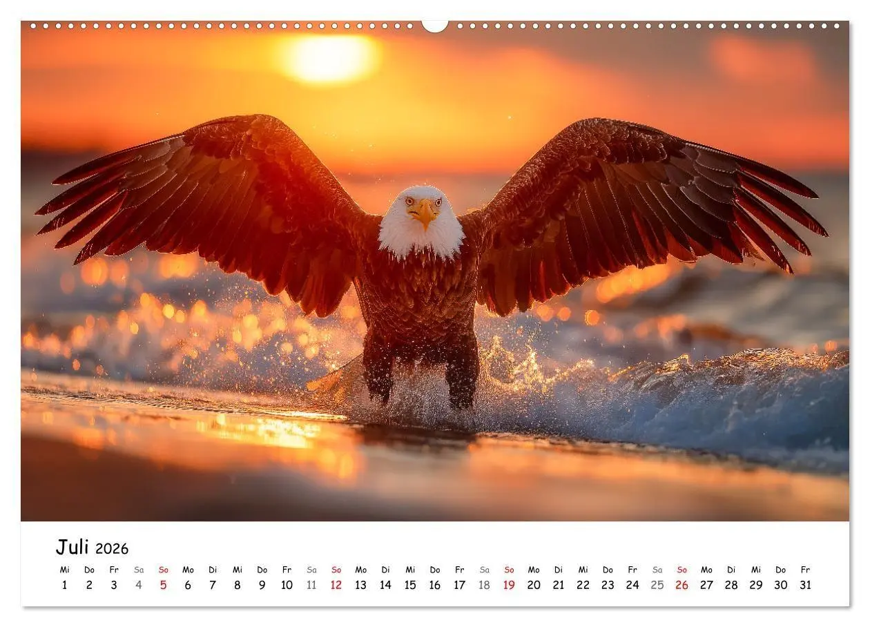 Bild: 9783516698909 | Majestätische Weißkopfseeadler - Der König der Lüfte (Wandkalender...