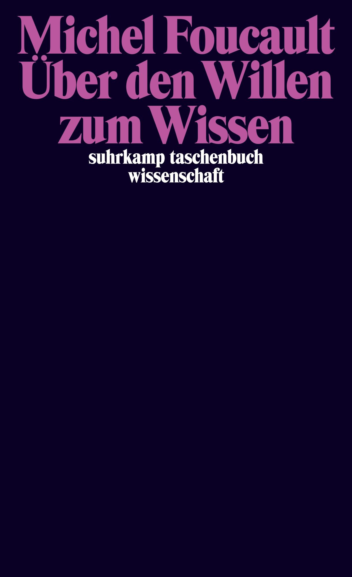 Cover: 9783518298909 | Über den Willen zum Wissen | Vorlesungen am Collège de France 1970/71