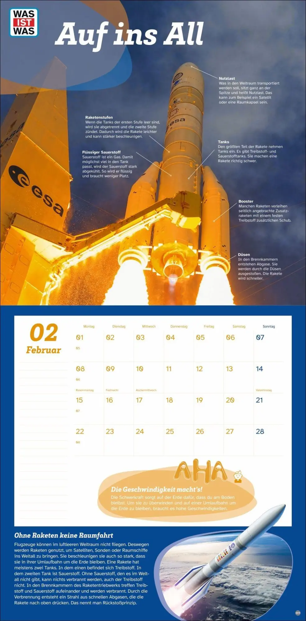Bild: 9783756418909 | WAS IST WAS Entdecke das Weltall Broschurkalender 2027 | Kalender