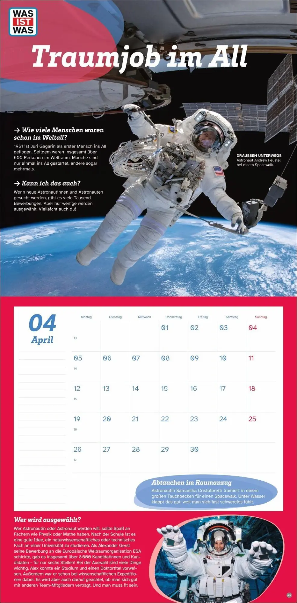 Bild: 9783756418909 | WAS IST WAS Entdecke das Weltall Broschurkalender 2027 | Kalender