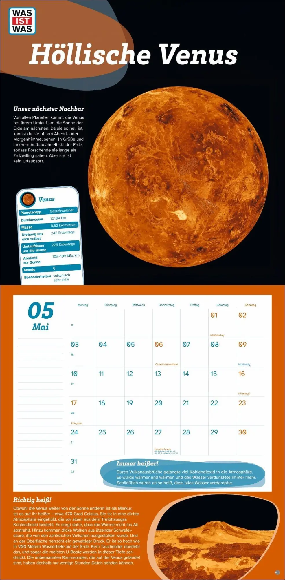 Bild: 9783756418909 | WAS IST WAS Entdecke das Weltall Broschurkalender 2027 | Kalender