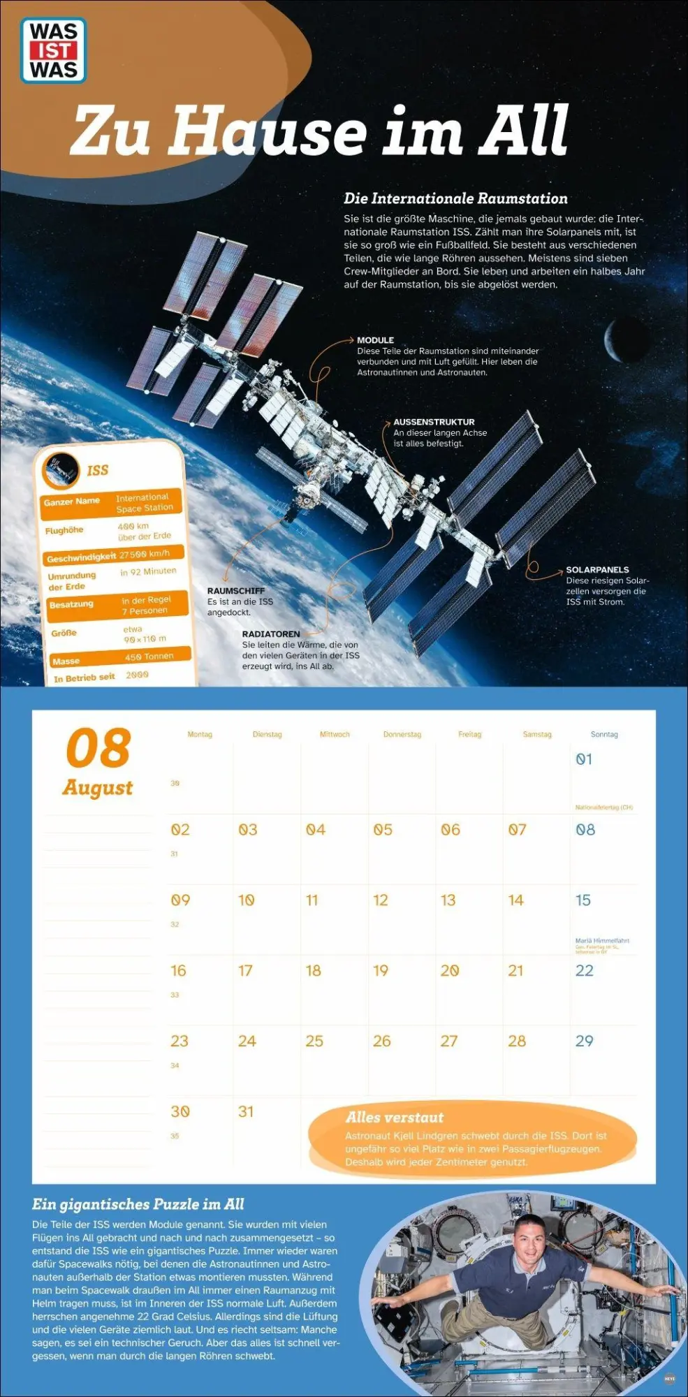Bild: 9783756418909 | WAS IST WAS Entdecke das Weltall Broschurkalender 2027 | Kalender