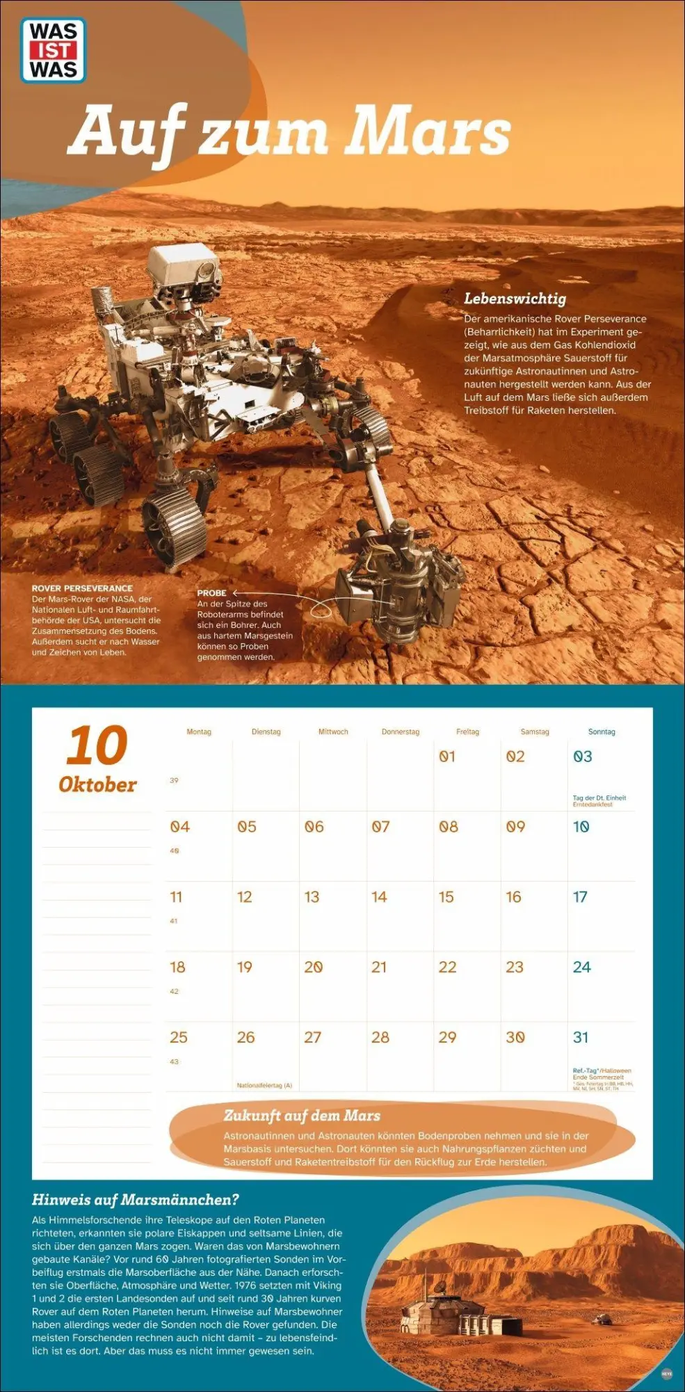 Bild: 9783756418909 | WAS IST WAS Entdecke das Weltall Broschurkalender 2027 | Kalender