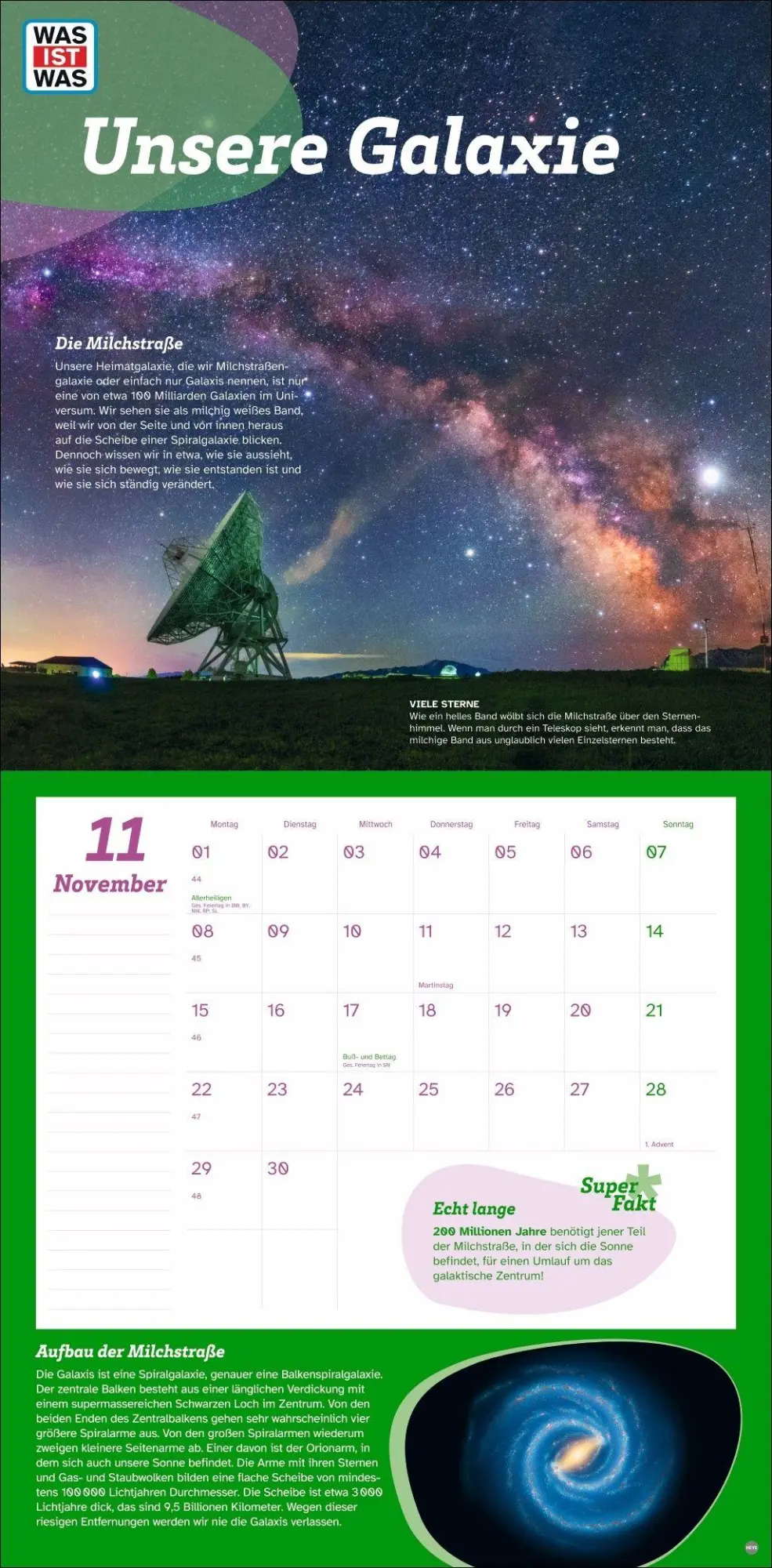 Bild: 9783756418909 | WAS IST WAS Entdecke das Weltall Broschurkalender 2027 | Kalender