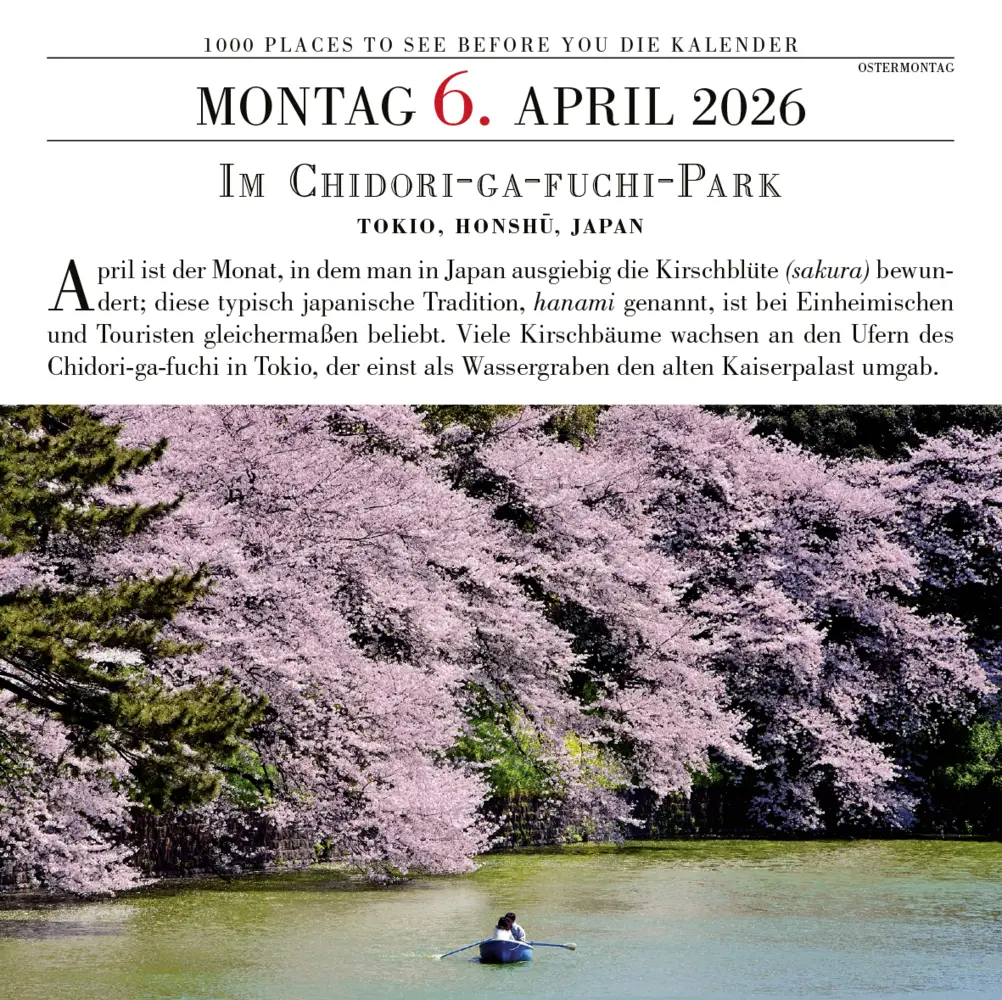Bild: 9783961418909 | 1000 Places to See Before You Die - Tagesabreißkalender 2026...
