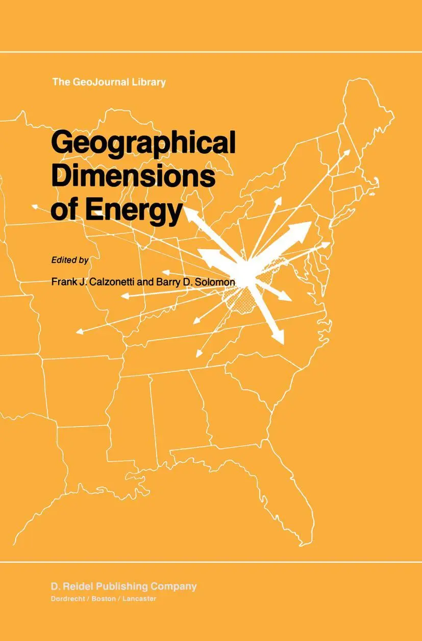 Cover: 9789401088909 | Geographical Dimensions of Energy | F. J. Calzonetti (u. a.) | Buch