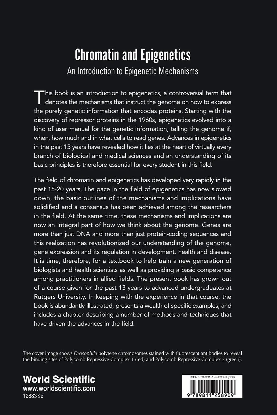 Rückseite: 9789811258909 | CHROMATIN AND EPIGENETICS | Vincenzo Pirrotta | Taschenbuch | Englisch