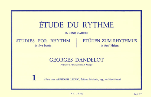 Cover: 9790046188909 | Etude Du Rythme Vol1 | Georges Dandelot | Taschenbuch | Buch | 2020