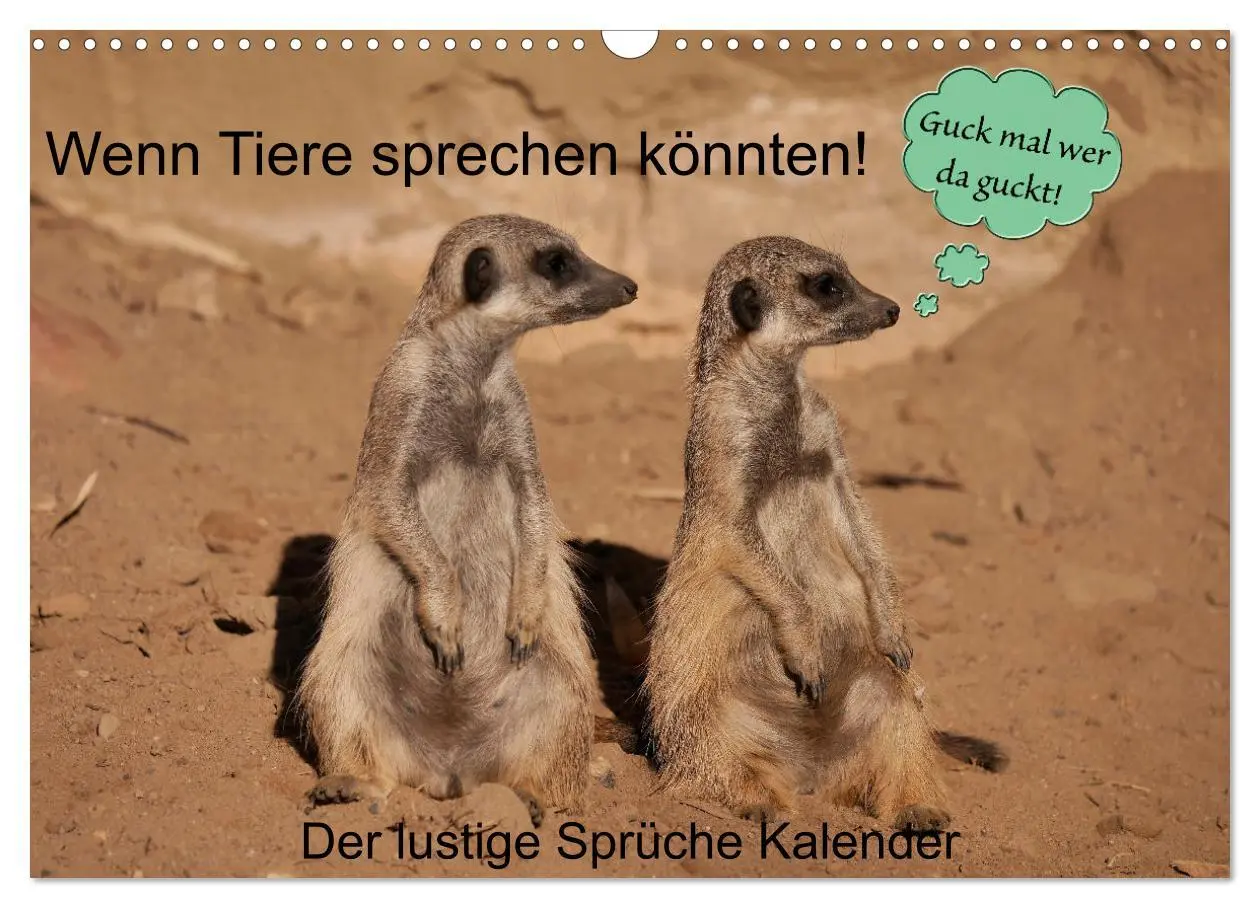 Cover: 9783457639009 | Wenn Tiere sprechen könnten! Der lustige Sprüche Kalender...