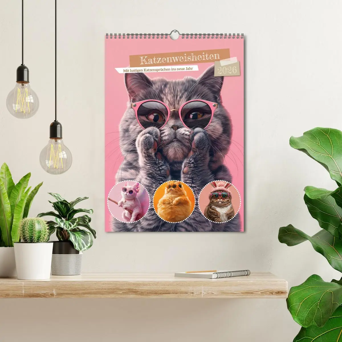 Bild: 9783516279009 | Katzenweisheiten (Wandkalender 2026 DIN A3 hoch), CALVENDO...