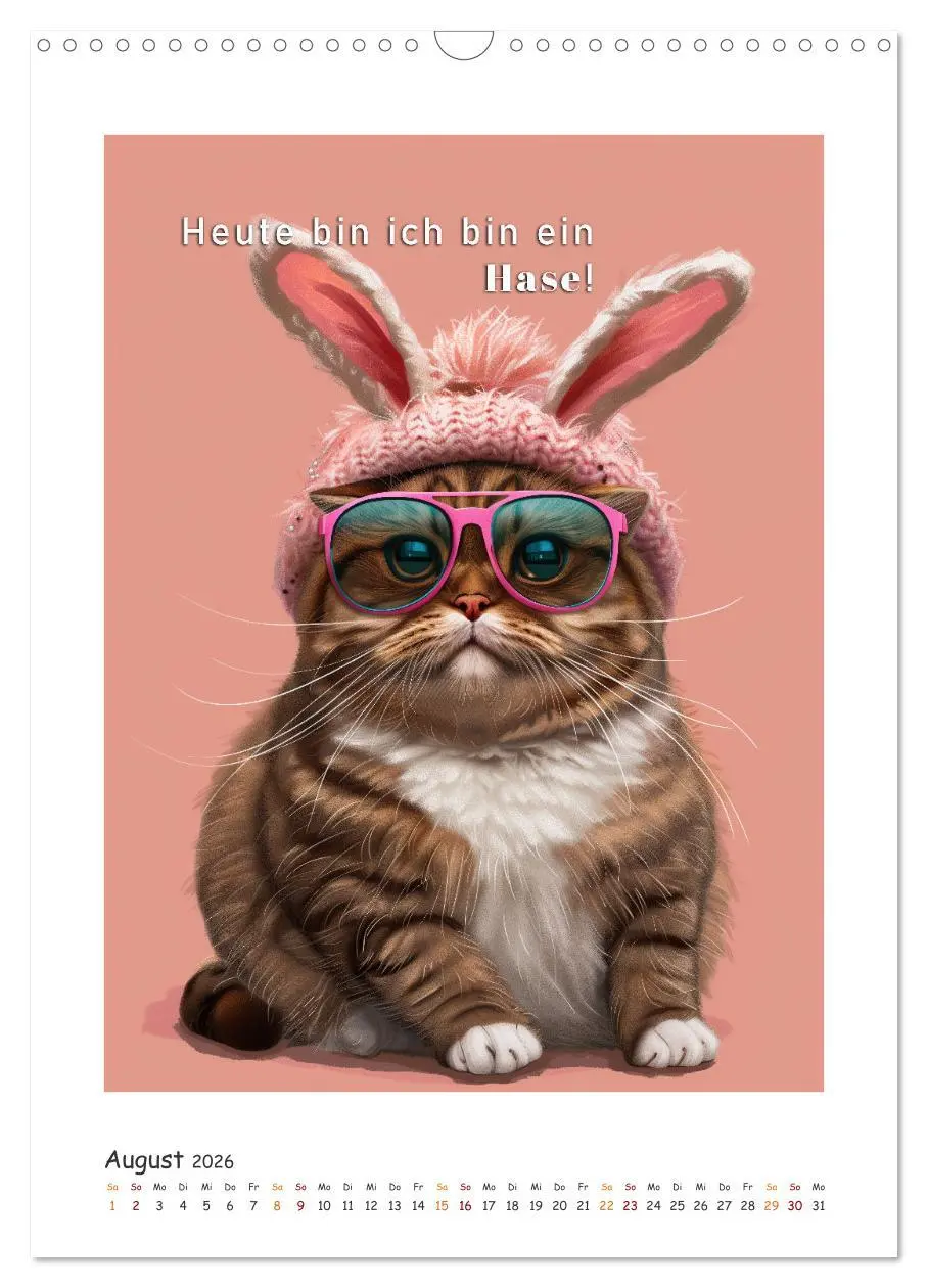 Bild: 9783516279009 | Katzenweisheiten (Wandkalender 2026 DIN A3 hoch), CALVENDO...