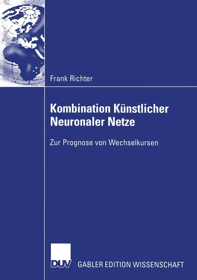 Cover: 9783824479009 | Kombination Künstlicher Neuronaler Netze | Frank Richter | Taschenbuch