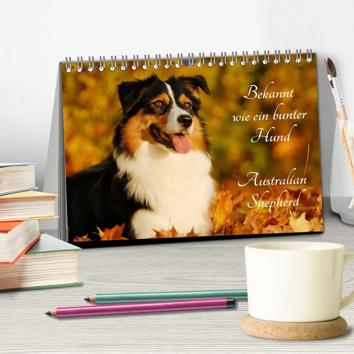 Bild: 9783516029109 | Bekannt wie ein bunter Hund. Australian Shepherd (Tischkalender...