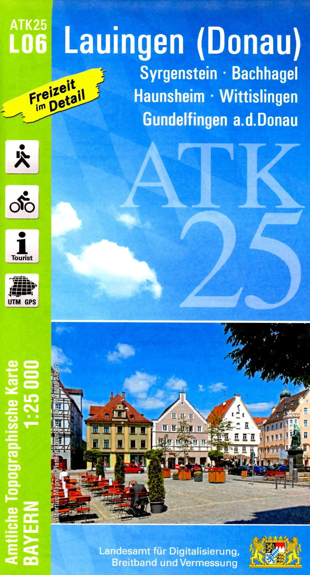 Cover: 9783899339109 | ATK25-L06 Lauingen (Donau) (Amtliche Topographische Karte 1:25000)