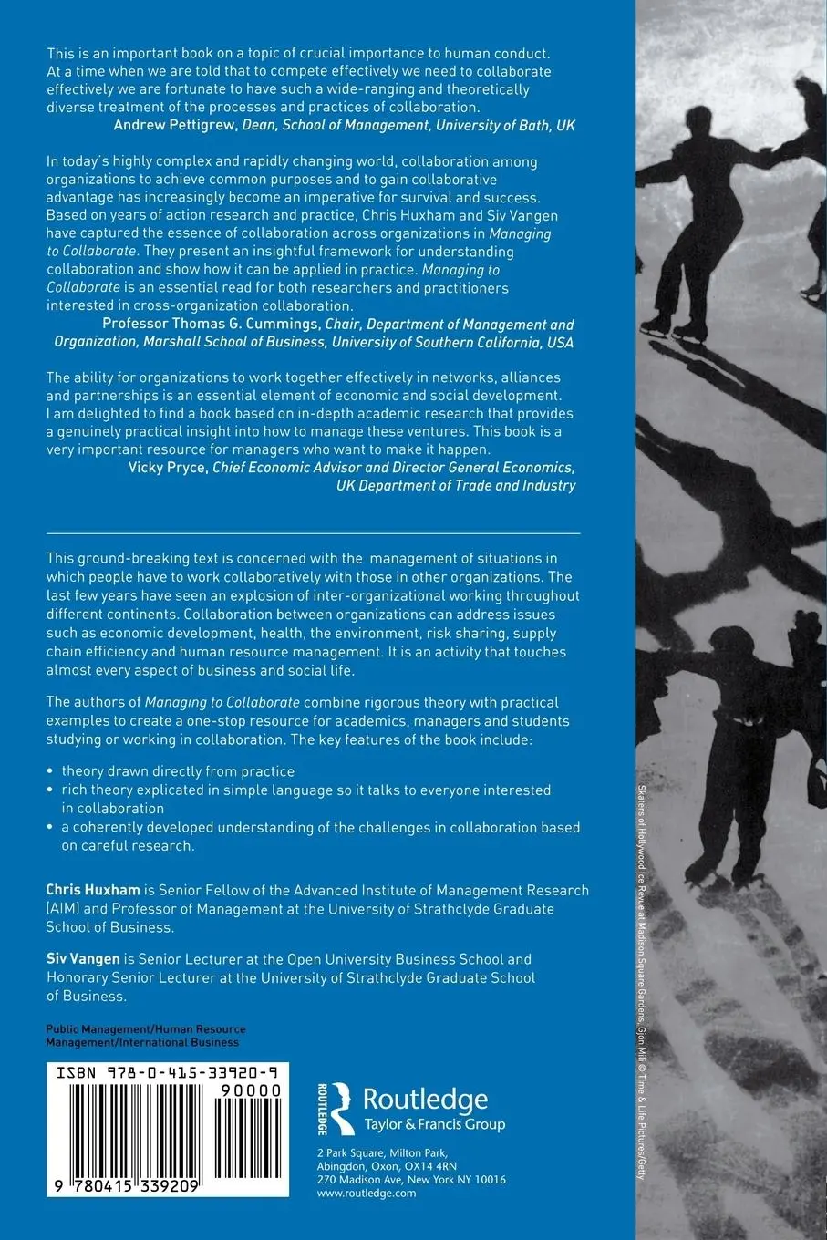 Rückseite: 9780415339209 | Managing to Collaborate | Chris Huxham (u. a.) | Taschenbuch | 2005