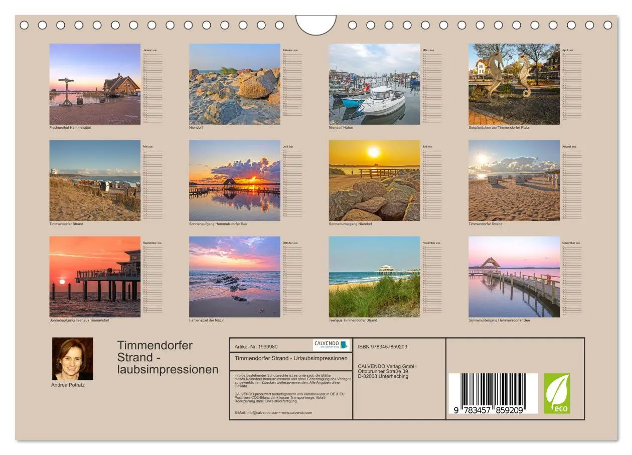 Bild: 9783457859209 | Timmendorfer Strand - Urlaubsimpressionen (Wandkalender 2026 DIN A4...