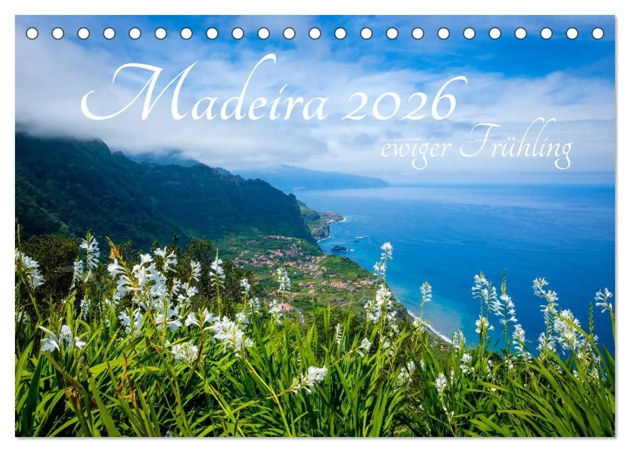 Cover: 9783516019209 | Madeira - ewiger Frühling (Tischkalender 2026 DIN A5 quer),...