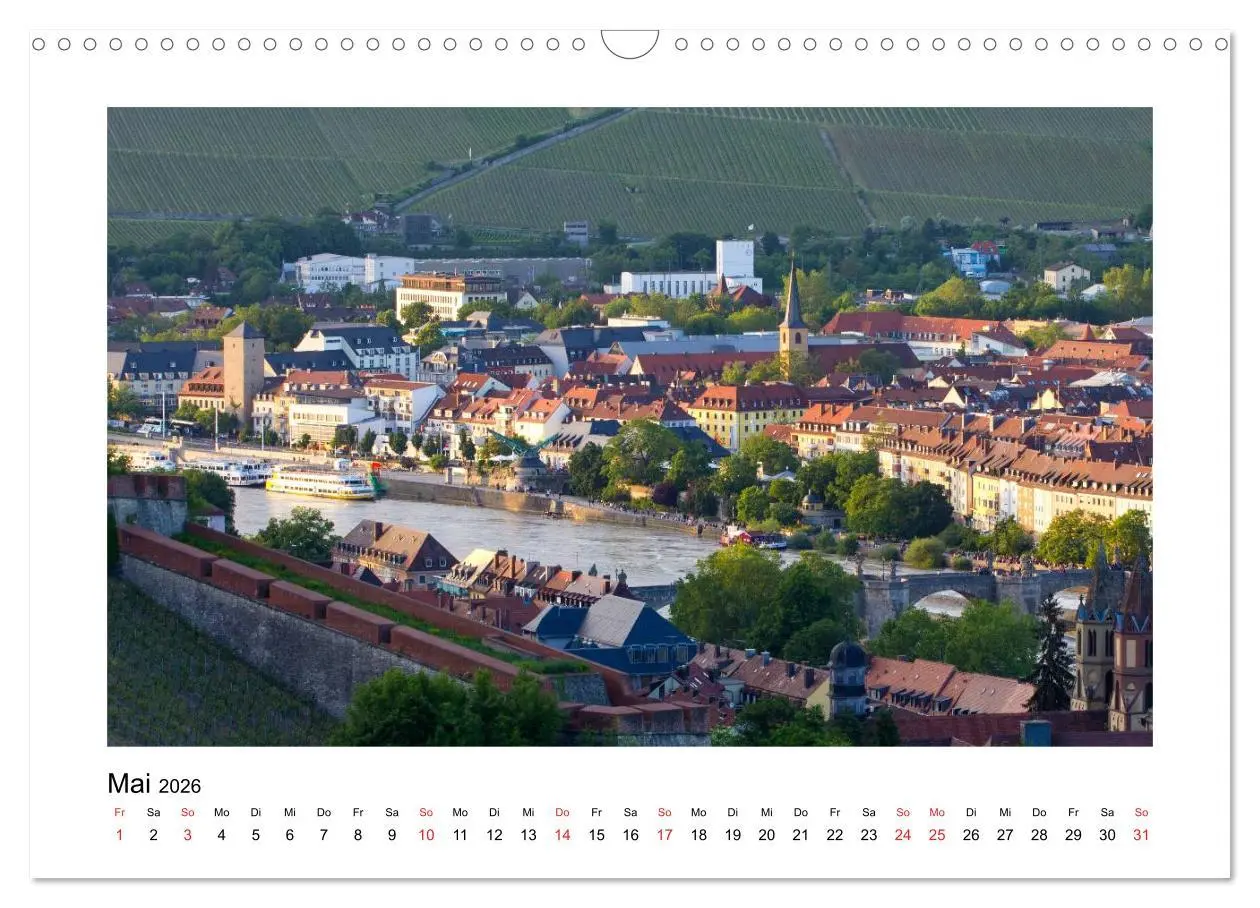 Bild: 9783516189209 | Würzburg - Im Lauf der Jahreszeiten (Wandkalender 2026 DIN A3...