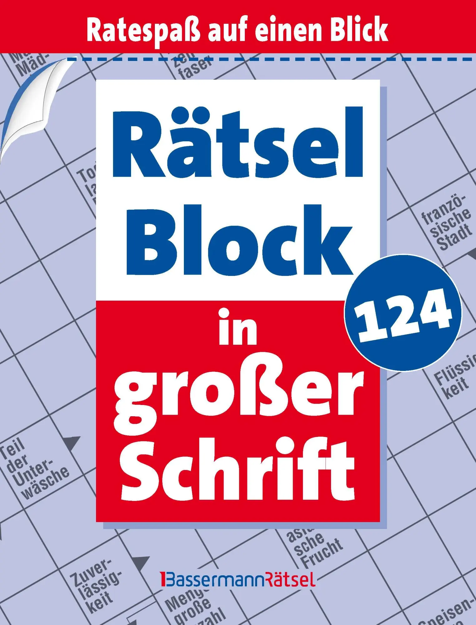 Krüger, Eberhard: Rätselblock in großer Schrift 124 (5 Exemplare à 2,99 EUR)