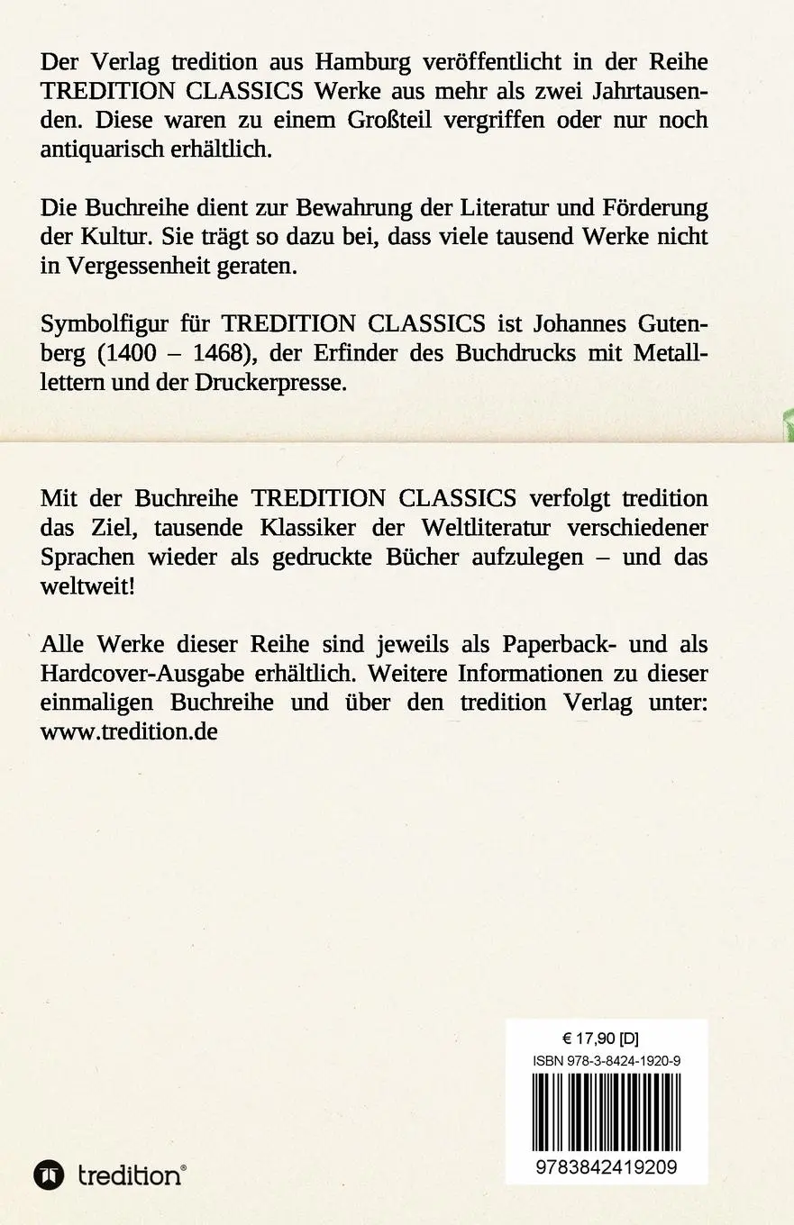 Rückseite: 9783842419209 | Friedemann Bach | Albert Emil Brachvogel | Taschenbuch | 296 S. | 2012