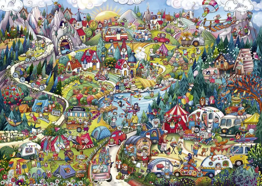 Bild: 4001689299309 | Go Camping! Puzzle 2000 Teile | Rita Berman | Spiel | 29930 | Deutsch