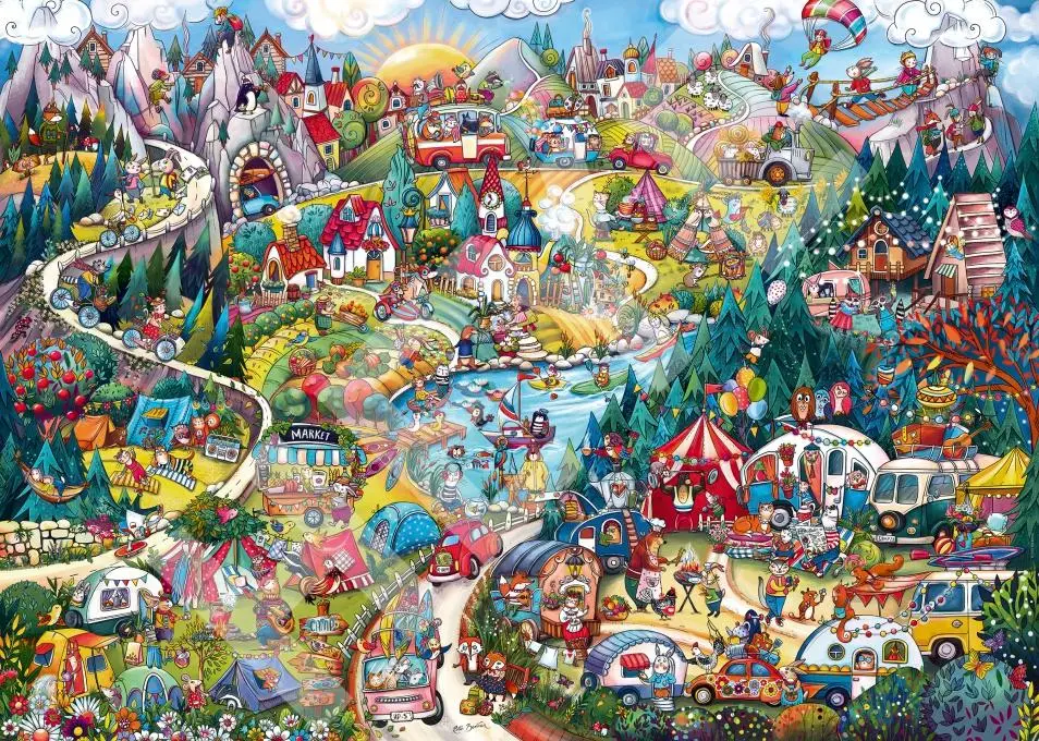 Bild: 4001689299309 | Go Camping! Puzzle 2000 Teile | Rita Berman | Spiel | 29930 | Deutsch