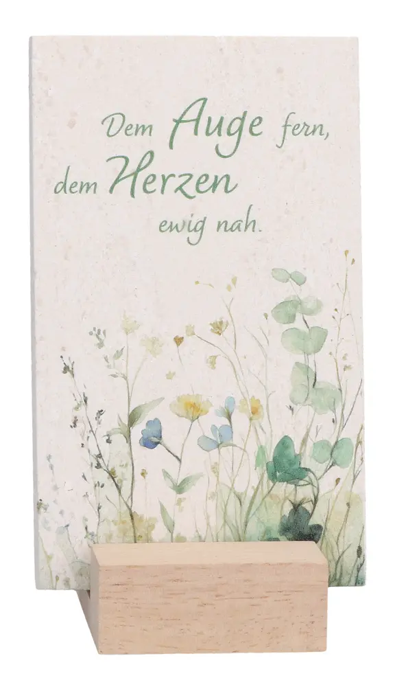 Natursteintafel - Dem Herzen ewig nah