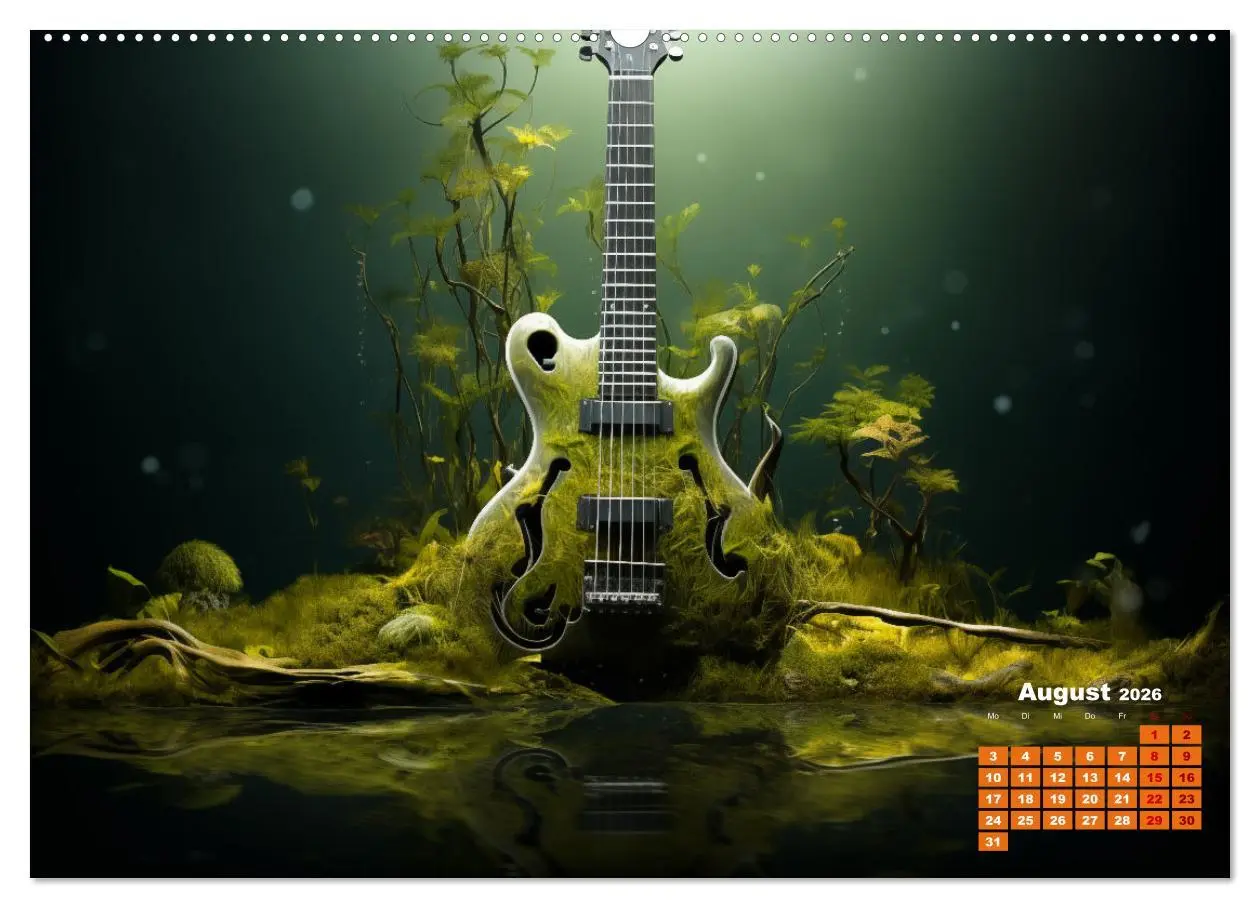 Bild: 9783457469309 | Sechs Saiten, Zwölf Monate - Der Gitarrenkalender (hochwertiger...