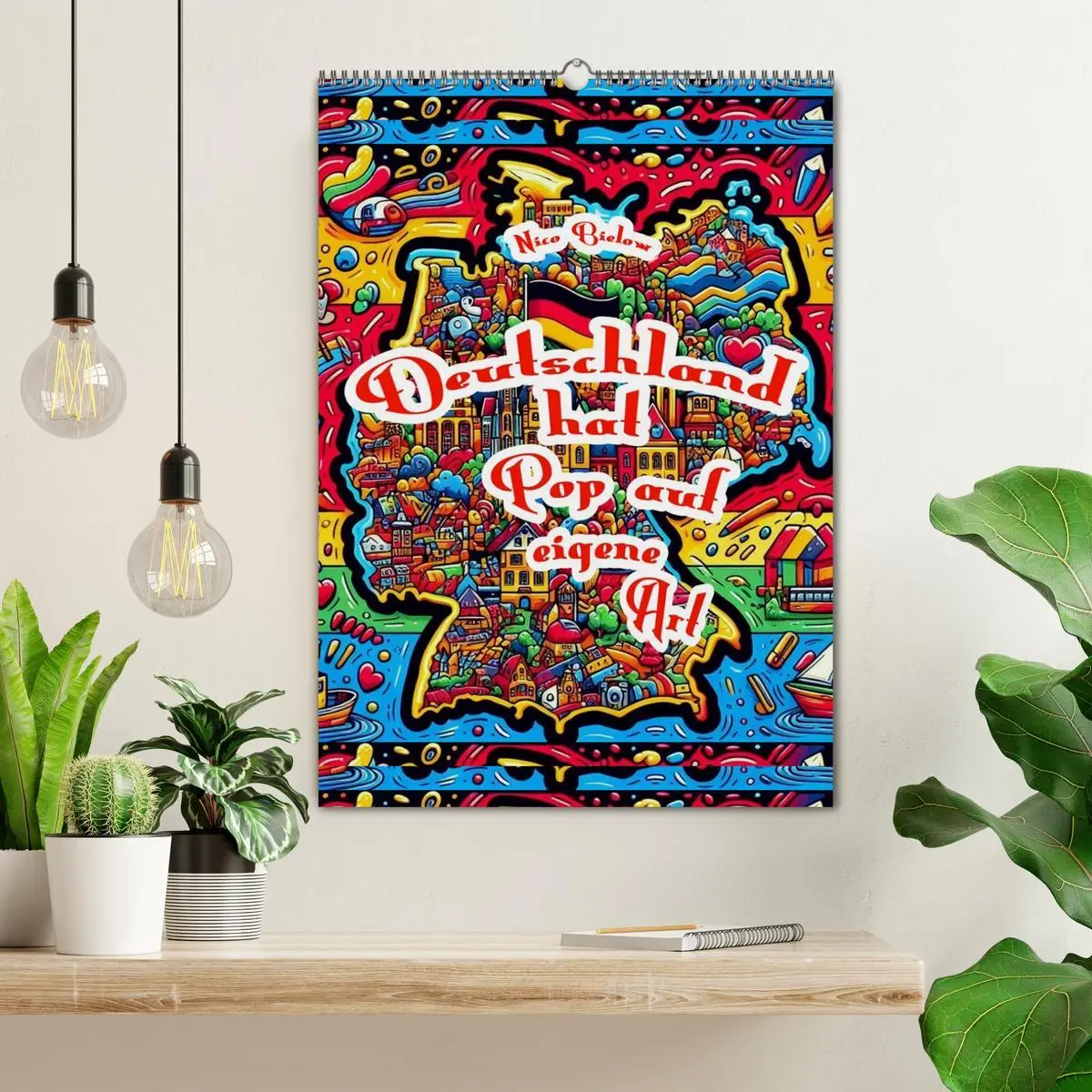 Bild: 9783516249309 | Deutschland hat Pop auf eigene Art (Wandkalender 2026 DIN A2 hoch),...