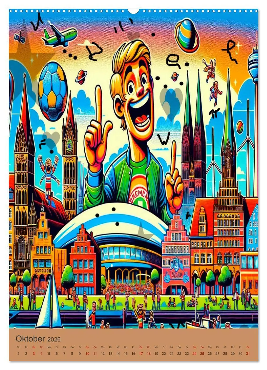 Bild: 9783516249309 | Deutschland hat Pop auf eigene Art (Wandkalender 2026 DIN A2 hoch),...