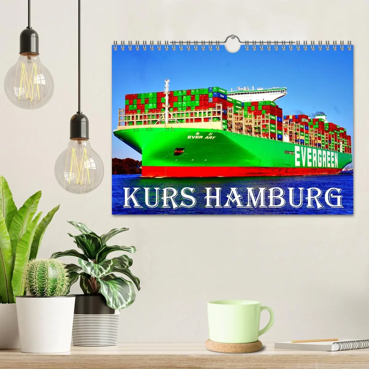 Bild: 9783516629309 | KURS HAMBURG (Wandkalender 2026 DIN A4 quer), CALVENDO Monatskalender