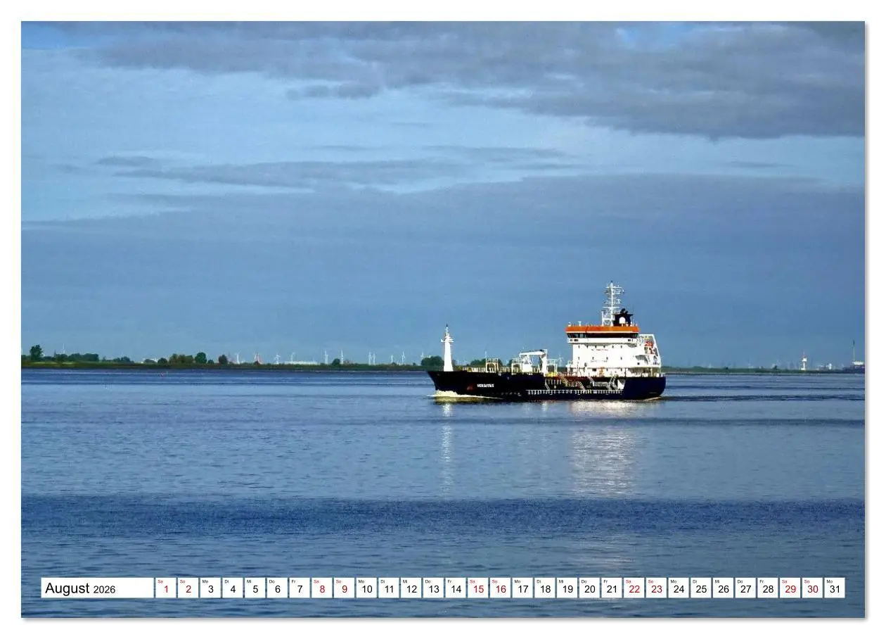 Bild: 9783516629309 | KURS HAMBURG (Wandkalender 2026 DIN A4 quer), CALVENDO Monatskalender