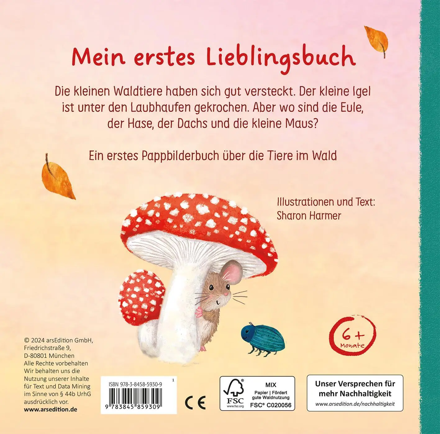Rückseite: 9783845859309 | Kuckuck, kleines Eichhörnchen! | mit Knisterplüschklappe | Harmer