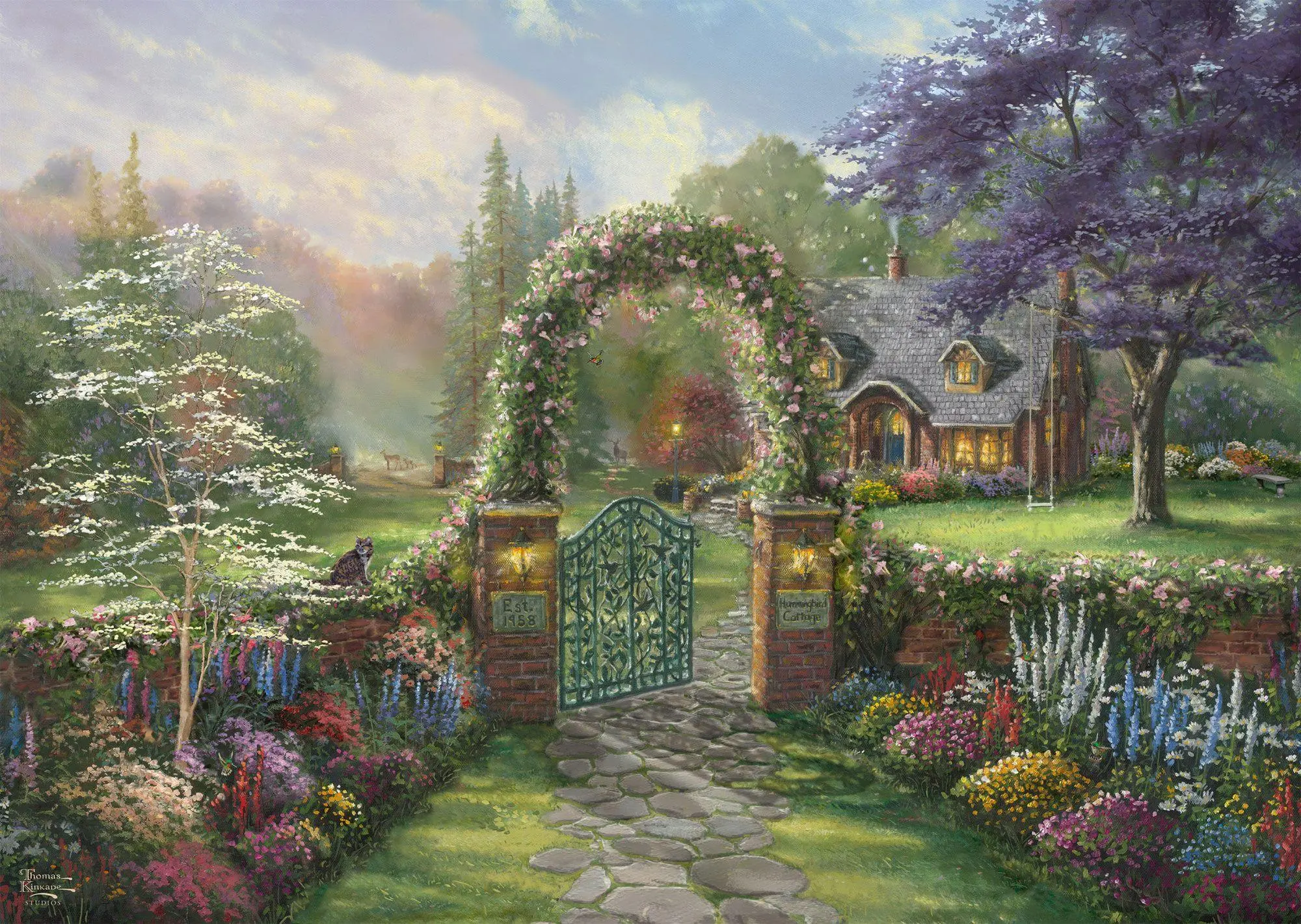Bild: 4001504599409 | Hummingbird Cottage. Kinkade Collection 1.000 Teile | Spiel | 59940