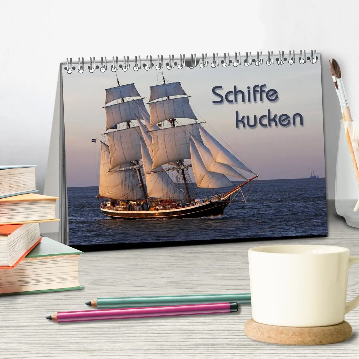 Bild: 9783516239409 | Schiffe kucken (Tischkalender 2026 DIN A5 quer), CALVENDO...