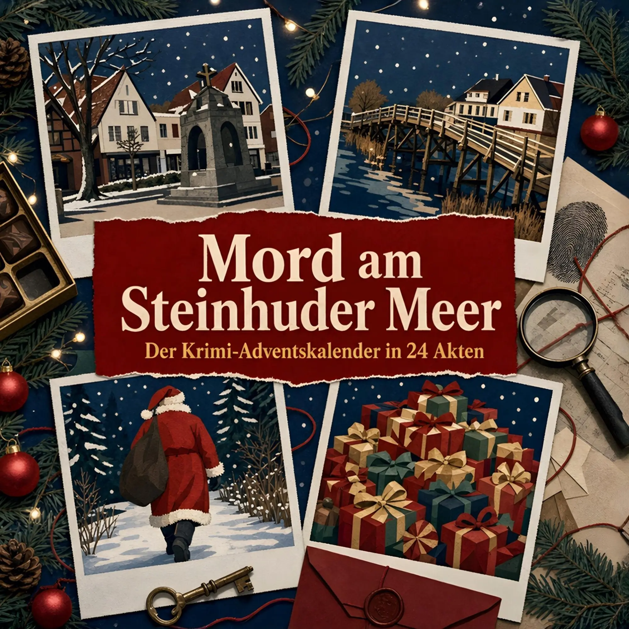 Cover: 9783696119409 | Mord am Steinhuder Meer | Der Krimi-Adventskalender in 24 Akten | Buch