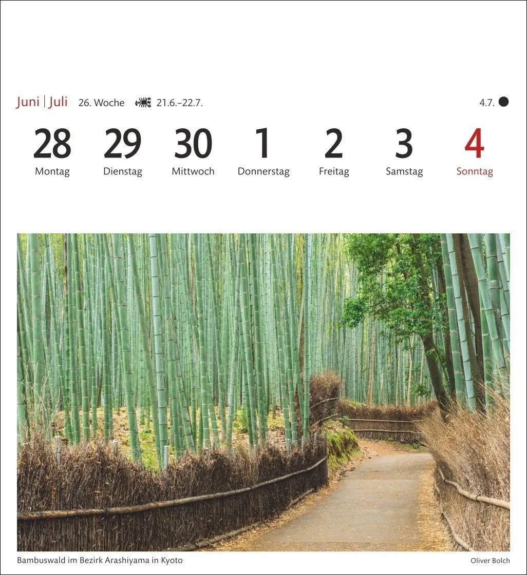 Bild: 9783840039409 | Japan Sehnsuchtskalender 2027 - Wochenkalender mit 53 Postkarten
