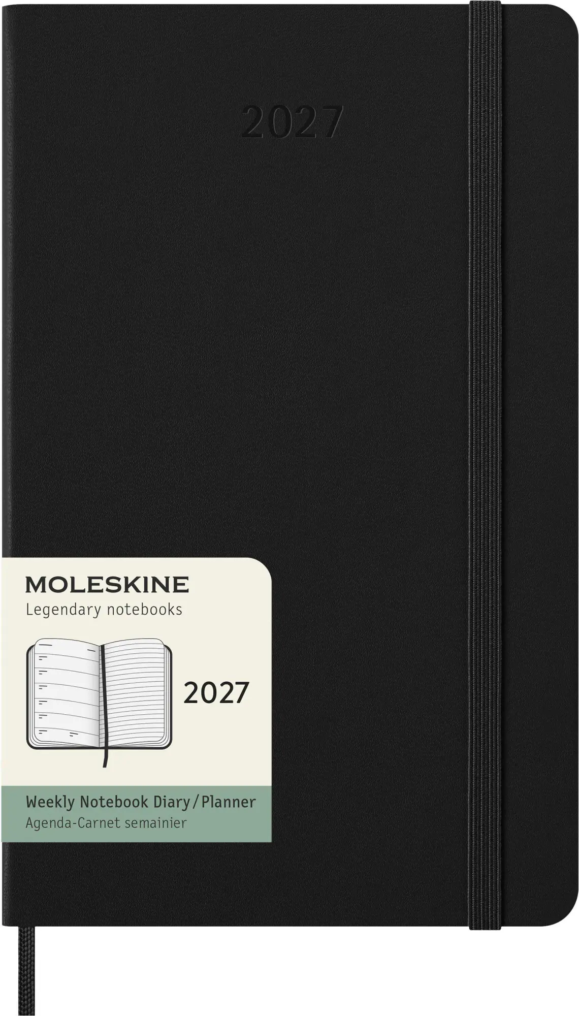Cover: 8056999279509 | Moleskine 12 Monate Wochen Notizkaledner 2027, Large/A5, 1 Wo = 1...