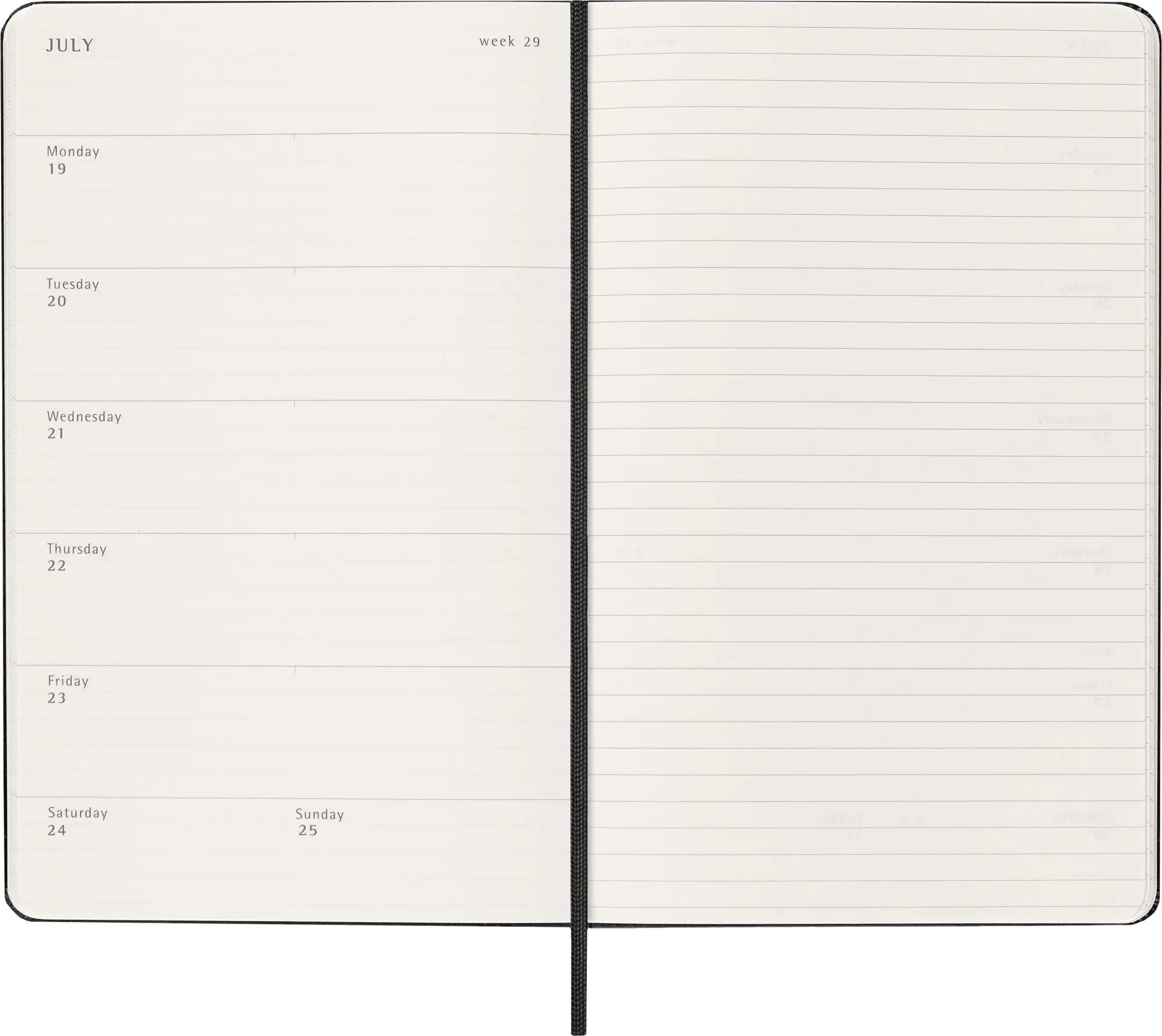 Bild: 8056999279509 | Moleskine 12 Monate Wochen Notizkaledner 2027, Large/A5, 1 Wo = 1...