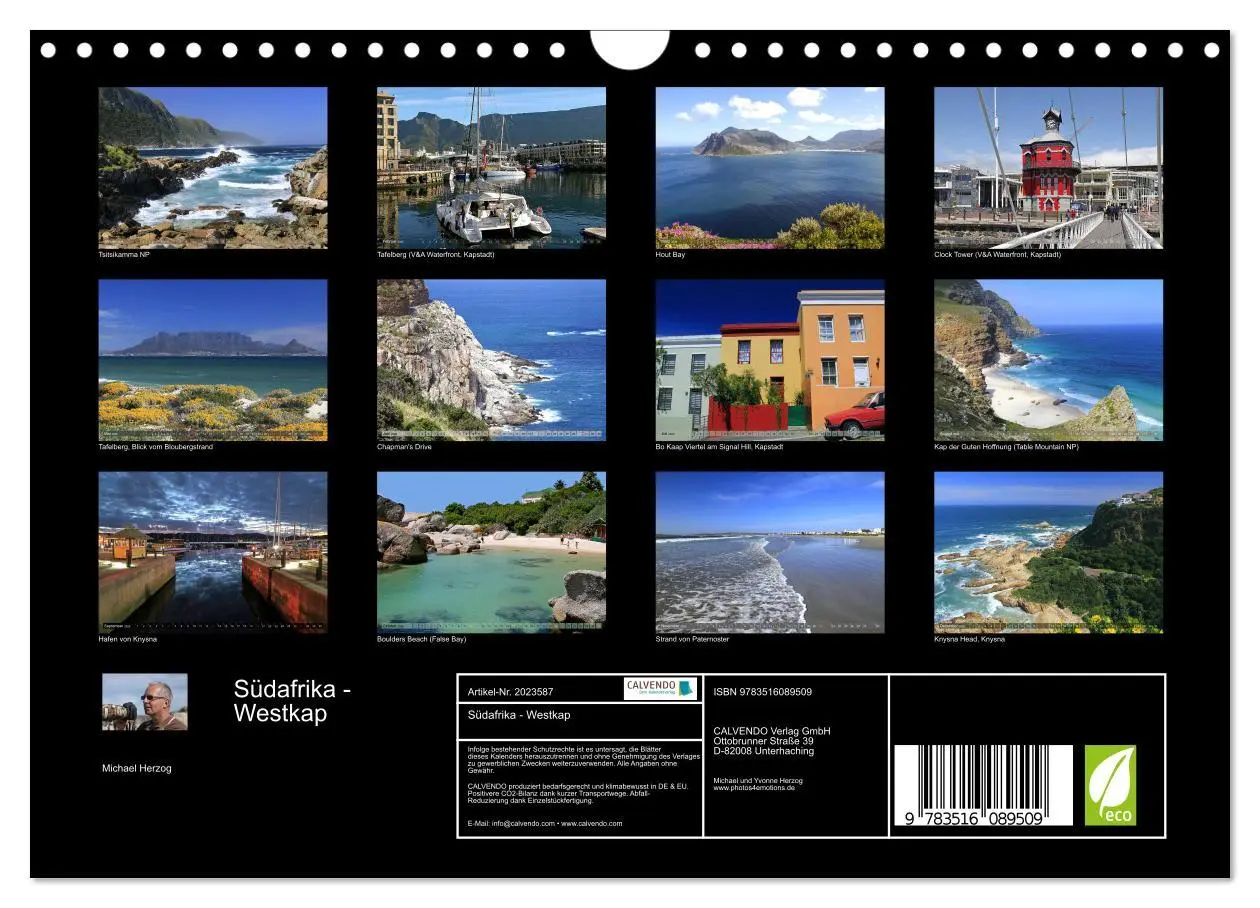 Bild: 9783516089509 | Südafrika - Westkap (Wandkalender 2026 DIN A4 quer), CALVENDO...